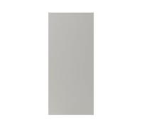 GoodHome Stevia Matt Pewter Grey Slab Tall Wall Cabinet Door (W)400mm (H)895mm (T)18mm