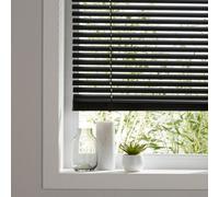 GoodHome Studio Black Aluminium Venetian Blind (W)120Cm (L)180Cm