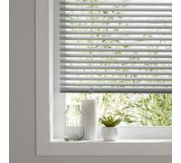 GoodHome Studio Grey Nickel Effect Aluminium Venetian Blind (W)90Cm (L)180Cm