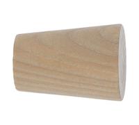 GoodHome Symi Natural Oak Effect Ash Curtain Pole Finial (Dia)28mm