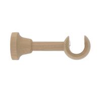 GoodHome Symi Natural Oak Effect Ash Medium Curtain Pole Bracket