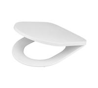 GoodHome Tanaro White D-Shaped Soft Close Toilet Seat