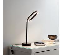 GoodHome Taphao Modern Matt Black Table Light
