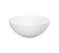 GoodHome Tasi Gloss White Round Counter Top Basin (W)37.5Cm