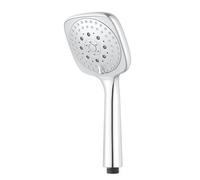 GoodHome Teesta Chrome Effect 3-Spray Pattern Shower Head
