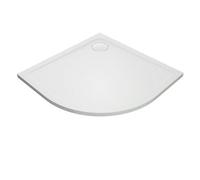GoodHome Teesta White Quadrant Corner Drain Shower Tray (L)900mm (W)900mm (H) 27mm