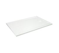 GoodHome Teesta White Rectangular End Drain Shower Tray (L)900mm (W)1200mm (H) 27mm