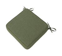 GoodHome Tiga Olive Green Outdoor Square Seat Pad (L)40Cm X (W)38Cm