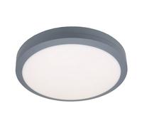 GoodHome Tilman Grey Wired Led Bulkhead Light (Dia) 39Cm