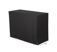 GoodHome Tippah 4.0 Black Polyester (Pes) Rectangular Barbecue Cover 150Cm(L) 64Cm(W)