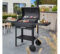 GoodHome Tippah Black Charcoal Bbq