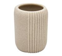 GoodHome Toko Beige Sand Effect Polyresin Tumbler