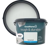 GoodHome Tough & Durable Hempstead Matt Wall & Ceiling Emulsion Paint, 2.5L