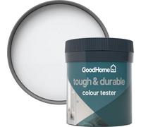 GoodHome Tough & Durable North Pole Matt Wall & Ceiling Emulsion Paint, 50Ml Tester Pot