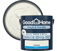 GoodHome Tough & Durable Ottawa Matt Metal, Plaster & Wood Multi-Surface Paint, 2.5L