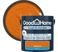 GoodHome Tough & Durable Valencia Matt Metal, Plaster & Wood Multi-Surface Paint, 2.5L