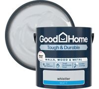 GoodHome Tough & Durable Whistler Matt Metal, Plaster & Wood Multi-Surface Paint, 2.5L