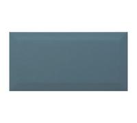 GoodHome Trentie Blue Gloss Textured Ceramic Indoor Wall Tile Sample