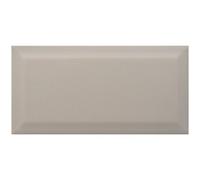 GoodHome Trentie Taupe Gloss Textured Ceramic Indoor Wall Tile Sample
