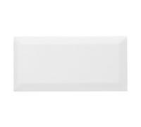 GoodHome Trentie White Matt Textured Ceramic Indoor Wall Tile Sample