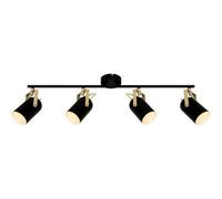 GoodHome Tring Bar Matt Gold Effect 4 Light Spotlight