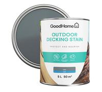 GoodHome Tulsa Matt Quick Dry Decking Wood Stain, 5L