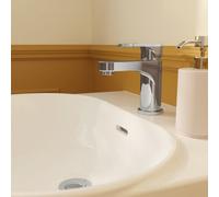 GoodHome Valla S Chrome Effect Round Basin Mixer Tap