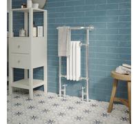 GoodHome Victorian 1129Btu Vertical Towel Radiator (W)479mm X (H)952mm