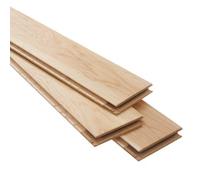GoodHome Visby Modern Blond Oak Effect Engineered Real Wood Top Layer Flooring Sample