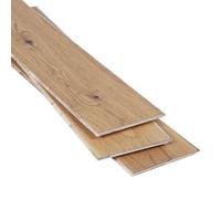 GoodHome Visby Modern Blond Oak Effect Real Wood Top Layer Flooring Sample