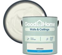 GoodHome Walls & Ceilings Ottawa Matt Emulsion Paint, 2.5L
