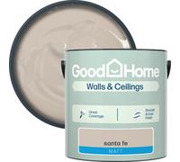 GoodHome Santa Fe Matt Wall & Ceiling Emulsion Paint, 2.5L