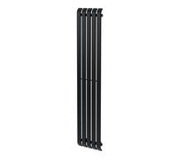 GoodHome Wilsona Ch1800380Sa Anthracite Hydronic Vertical Designer 2545Btu Radiator, (W)380mm X (H)1800mm