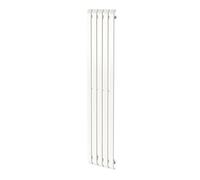 GoodHome Wilsona Ch1800380Sw White Hydronic Vertical Designer 2545Btu Radiator, (W)380mm X (H)1800mm