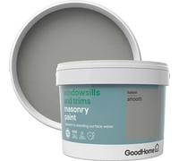 GoodHome Windowsills & Trims Hudson Smooth Matt Masonry Paint, 2.5L