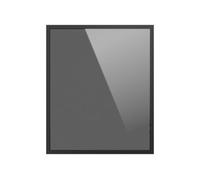 GoodHome Winterana Matt Black Glazed Standard Cabinet Door (W)500mm (H)715mm (T)20mm
