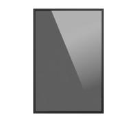 GoodHome Winterana Matt Black Glazed Tall Cabinet Door (W)500mm (H)895mm (T)20mm