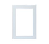 GoodHome Winterana Matt White Glazed Cabinet Door (W)500mm (H)715mm (T)20mm