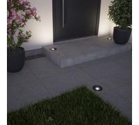 GoodHome Wonsey Black Outdoor Ground Light (D)114mm