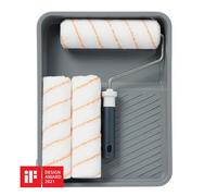 GoodHome Woven Polyester Medium Pile Roller Kit, 5 Pieces