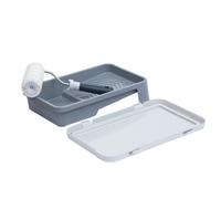 GoodHome Woven Polyester Medium Pile Roller Set, 4 Pieces, (L)180mm (D)45mm