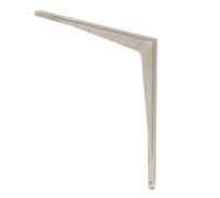 GoodHome Xtreme Silver Aluminium Shelving Bracket (H)450mm (D)400mm