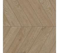 GoodHome Yoan Natural Matt Chevron Wood Effect Porcelain Indoor Wall & Floor Tile Sample