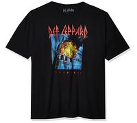 Goodie Two Sleeves Men's Def Leppard Pyromani Adult T-Shirt, Black, XL