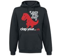Goodie Two Sleeves Sad T-Rex Hoodie black L