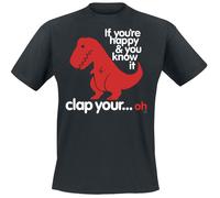 Goodie Two Sleeves Sad T-Rex T-Shirt black XXL