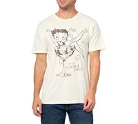 Goodie Two Sleeves Unisex's Betty Boop Cocktail Lounge Icicle S/S T-Shirt, Large