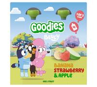 Goodies Bluey Pouch Banana, Strawberry & Apple 4 x 100g