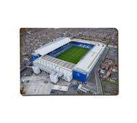 Goodison Park Everton FC Metal Tin Sign Poster 8”×12” Painting Sign Funny Wall Vintage Art Decor Retro Plaque For Home Bar Pub Club Cafe Decoration