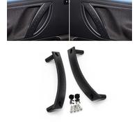 Goodithy 2PCS Door Pull Handle Covers, for Volkswagen VW Beetle, Interior Left/Right Door Handle Panel Set Trim Replacement 1998-2010 1C0867171A/1C0867172A (Black)